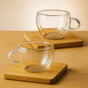 Conjunto de Xícaras de Vidro