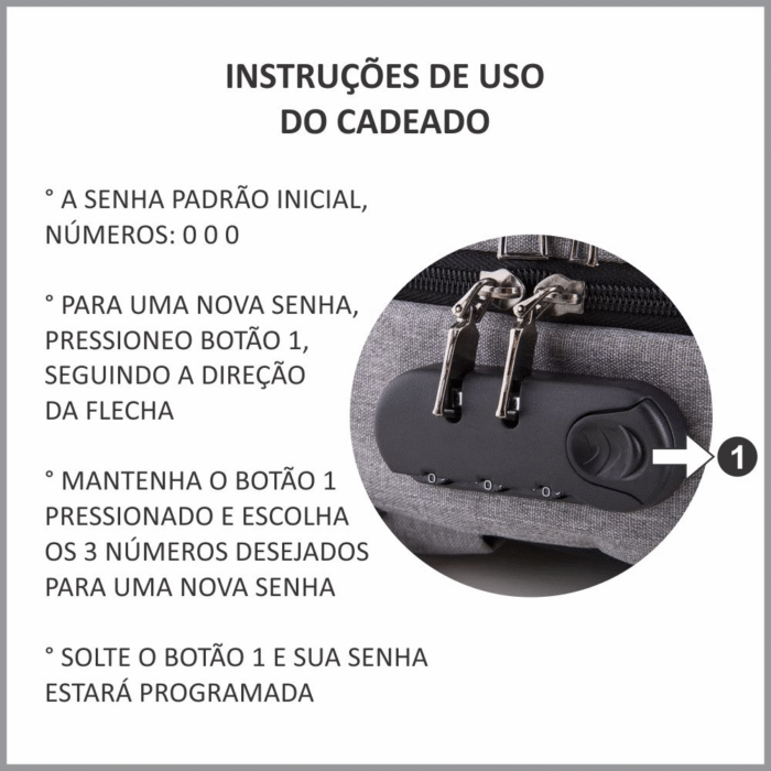 Mochila para Notebook em Poliéster 300D - Imagem 6